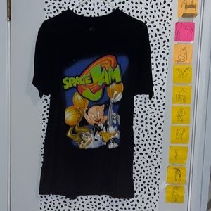 Space jam t-shirt size large graphic tee